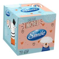 Салфетки косметические Smile 3 слоя 70 листов Дизайн коробки в ассортименте Фото