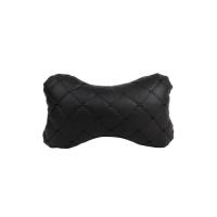 Подушка EVAtech ECO 27х16 см чорна з чорною ниткою Фото