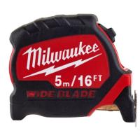 Рулетка Milwaukee Премиум 3 широким полотном 5м(16ft)/33мм, футовая Фото