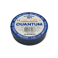 Ізоляційна стрічка Quantum black 19мм/30м Фото