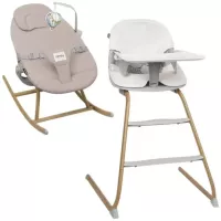 Стульчик для кормления Lionelo DALIA SET GREY STONE NATURAL Фото