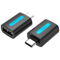 Переходник Vention OTG USB 2.0 AF to USB-C Фото