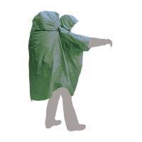 Дождевик Terra Incognita PonchoBag S/M зелёная Фото