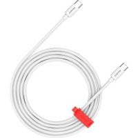 Дата кабель Canyon USB-C to USB-C 1.2m CC100AB 100W Braided White Фото