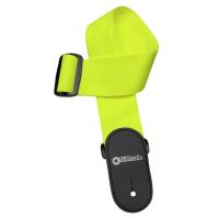 Ремень для гитары DiMarzio Nylon With Leather Ends Neon Yellow Фото