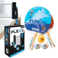 Комплект для настольного тенниса Gewo Double-Fun + сітка Flexx (103360000) Фото