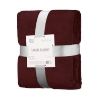 Плед Ardesto Flannel 160х200см, 100 поліестер, бургунді Фото