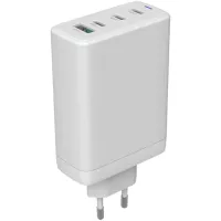 Зарядний пристрій Canyon CU140ACC GaN 150W 3xPD 1xQC EU White Фото