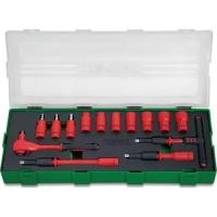 Набор инструментов Toptul изолированных VDE 1/4" 14шт. (6-гр.) Фото