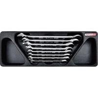 Ключ Toptul комбинированный трещоточный 8-19мм 8шт. (в ложеме Фото