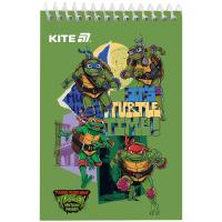 Блокнот Kite на спирали Ninja Turtles А6, 48 листов, нелинованн Фото