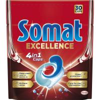 Таблетки для посудомоечных машин Somat Excellence 30 шт. Фото
