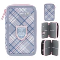 Пенал Kite 623 College Line Girl, 2 відділення Фото