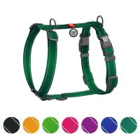 Шлей для собак WAUDOG Nylon Mono анатомическая H-образная с QR паспортом Фото