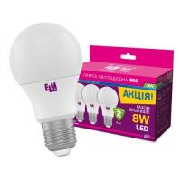 Лампочка ELM B60 8W PA10L E27 4000 3шт. Фото