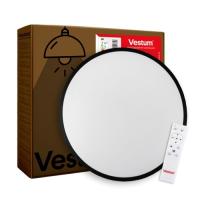 Светильник Vestum RING матовий 60W 395*60мм 3000К-6500К з ДК чорний Фото