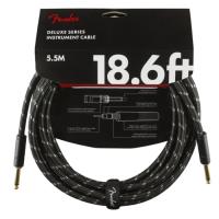 Инструментальный кабель Fender Cable Deluxe Series 18.6ft Black Tweed 5.5 m Фото