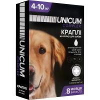Краплі для тварин Unicum COMPLEX від бліх, кліщів та гельмінтів на холку дл Фото