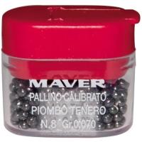 Грузило Maver набір Pallini Supercalibrati Teneri 4 (0.162g) Фото