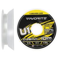 Флюорокарбон Favorite U1 FC 10m 2.5/0.26mm 10.1lb/4.58kg Фото