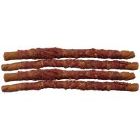 Лакомство для собак Lucky Star витое мясо утки на прессованной кости 28 см 500 г Фото