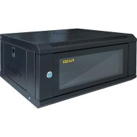 Шафа настінна GEAR 4U 19" 600x450x280 мм, + полка 19", black Фото