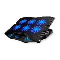 Подставка для ноутбука IceCoorel 10-17", 6*70mm 1800 RPM, 2*USB, + LCD, 365*297*30m Фото