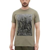 Футболка Sol's Imperial Knight Death and the Devil хакі L Фото