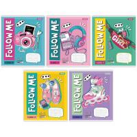 Тетрадь 1 вересня Follow me А5 18 листов клетка Фото