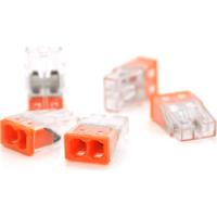 Соединитель кабеля Voltronic 2-pin самозажимна аналог WAGO К773-202, 50штпак Фото