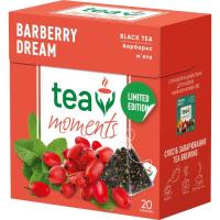 Чай Tea Moments Barberry Dream чорний з барбарисом та м'ятою 20х1. Фото