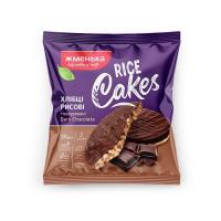 Хлібці Жменька Dark chocolate Рисові в чорному шоколаді 30 г Фото