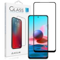 Стекло защитное ACCLAB Full Glue Xiaomi Redmi Note 10 Black Фото