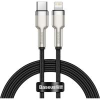 Дата кабель Baseus USB-C to Lightning 1.0m Cafule Metal PD 20W black Фото
