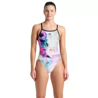 Купальник Arena Airbrush Swimsuit Challenge Ba 007912-510 білий, ч Фото