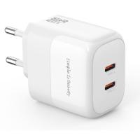Зарядное устройство XO L140 35W 2xUSB-C PD White Фото