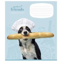 Тетрадь Школярик Perfect friends 12 листов клетка Фото