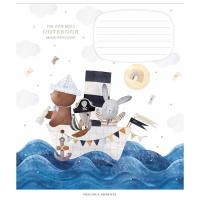 Тетрадь Школярик Precious moments 12 листов косая линия Фото