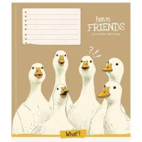 Тетрадь Школярик Be lake 12 листов линия Фото