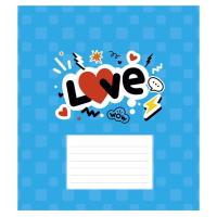 Тетрадь Школярик Love 12 листов линия Фото