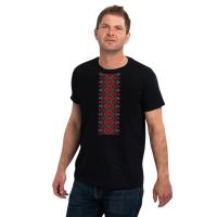 Футболка Sol's Regent Вишиванка вертикально чорний S Фото