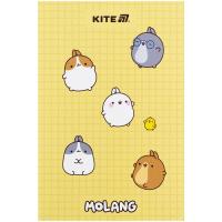 Блокнот Kite А5 Molang термобіндер, 64 аркуші, нелінований Фото
