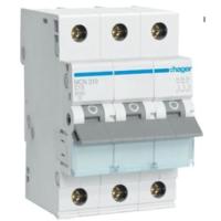 Автоматический выключатель Hager 3-п. C 10A (6kA) 3M (A) Фото
