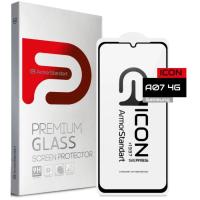 Стекло защитное Armorstandart Icon Samsung A07 4G Black Фото
