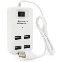 Концентратор Voltronic USB 2.0 to 4xUSB with power switch white Фото