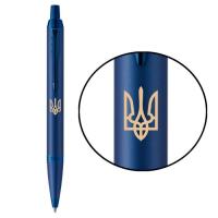 Ручка шариковая Parker IM 17 Professionals UKRAINE Monochrome Blue BP Тре Фото