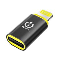 Переходник XoKo USB-C F to Lightning M 30W black Фото