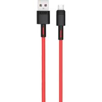 Дата кабель XO USB 2.0 AM to Micro 5P 1.0m 5A red Фото