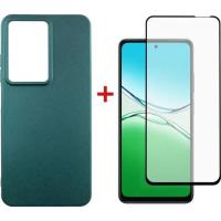 Чохол до мобільного телефона Dengos Oppo A5 4G Case Soft + Glass (Green) Фото