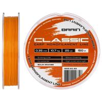 Волосінь Brain Classic Carp Line (solid orange) 150m 0.35mm 25lb Фото